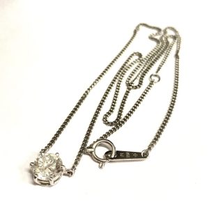 Pt850　ダイヤモンド　ネックレス　1.1ct